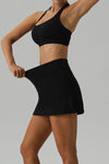 Explore More Collection - Halter Neck Tank and Slit Skirt Active Set