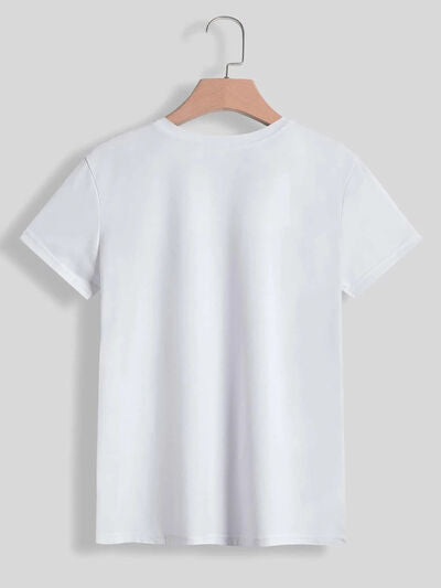 Explore More Collection - HAPPY EASTER Round Neck Short Sleeve T-Shirt