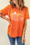 Explore More Collection - HELLO FALL Pumpkin Graphic T-Shirt