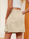 Explore More Collection - High Waist Denim Skirt