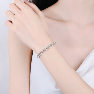 Explore More Collection - 3.2 Carat Moissanite 925 Sterling Silver Bracelet