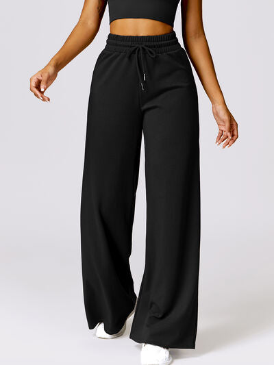 Explore More Collection - Drawstring High Waist Active Pants