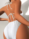 Explore More  Collection - Textured Cutout Tied One-Piece Swimwear