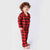 Explore More Collection - Boy Plaid Collared Neck Shirt and Pants Set