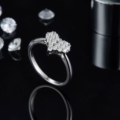 Explore More Collection - Moissanite 925 Sterling Silver Heart Ring