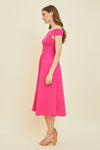 Explore More Collection - HEYSON Off-Shoulder Smocked Midi Dress