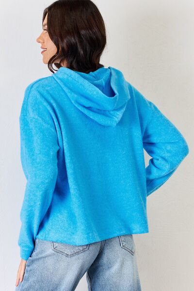 Explore More Collection - Zenana Full Size Long Sleeve Cozy Hoodie