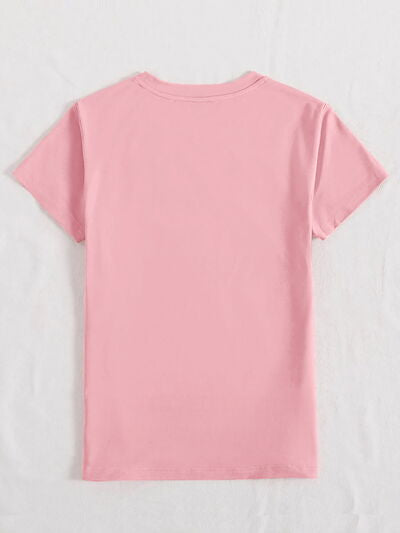 Explore More Collection - HAPPY EASTER Round Neck Short Sleeve T-Shirt