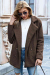 Explore More Collection - Full Size Lapel Collar Sherpa Coat