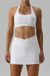 Explore More Collection - Halter Neck Tank and Slit Skirt Active Set