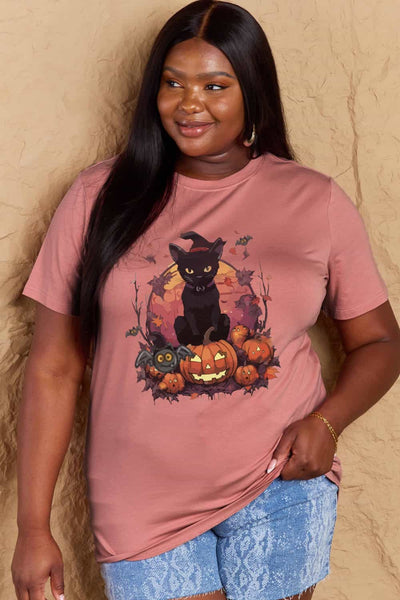 Explore More Collection - Simply Love Full Size Halloween Theme Graphic T-Shirt