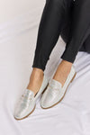 Explore More Collection - Forever Link Rhinestone Point Toe Loafers