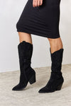 Explore More Collection - Forever Link Rhinestone Knee High Cowboy Boots