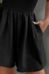 Explore More Collection - Pocketed Tube Wide Leg Romper