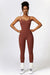 Explore More Collection - Open Back Spaghetti Strap Sports Jumpsuit