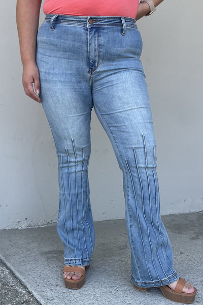 Explore More Collection - Judy Blue Vivian Full Size High Waisted Bootcut Jeans