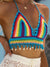 Explore More Collection - Contrast Halter Neck Swim Top