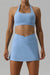 Explore More Collection - Halter Neck Tank and Slit Skirt Active Set