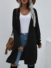 Explore More Collection - Open Front Long Sleeve Cardigan