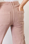 Explore More Collection - RISEN Full Size High Rise Cargo Wide Leg Jeans