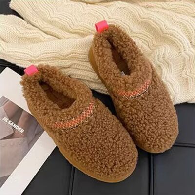 Explore More Collection - Braided Platform Slippers